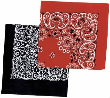 Picture of Morris Costumes Railroad Bandana Blue