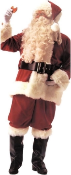 Picture of Morris Costumes SANTA SUIT DELUXE VELVET XXL