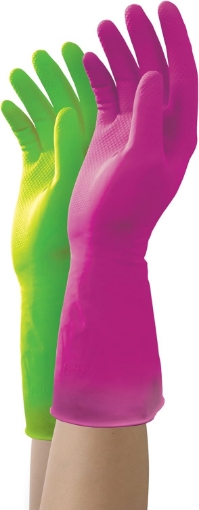 Picture of Mr Clean 243094 Large Duet Reusable Latex Gloves