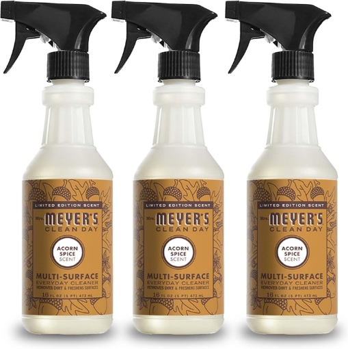 Picture of MRS. MEYER'S CLEAN DAY All-Purpose Cleaner Spray, Limited Edition Acorn Spice, 16 fl. oz - Pack of 3