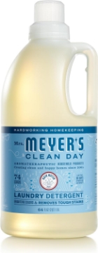 Picture of MRS. MEYER'S CLEAN DAY Laundry Detergent, Rain Water Scent, 64 Ounce Bottle