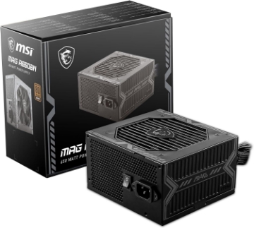 Picture of MSI MAG A650BN, Non-Modular Compact 650W Power Supply, 80+ Bronze, Low-Noise Fan, Active PFC Design, 5 Year Warranty