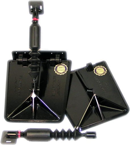 Picture of Nauticus SX9510-60 Smart Tab SX Composite Trim Tabs 9.5” x 10” - f/15-18‘ Boat w/60-135HP - Black