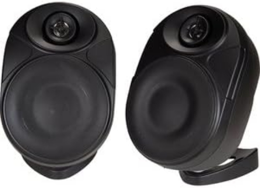 Picture of NXG Technology 6 Inch Indoor/Outdoor Weatherproof, Weather Resistant Bluetooth Wireless Speakers - Black,NX-WRW-6B-1 Pair