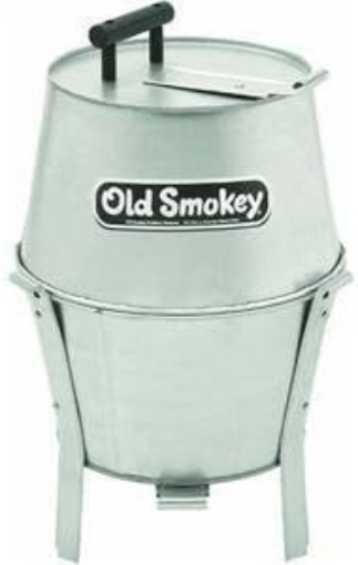 Picture of Old Smokey Charcoal 15 in. W Silver Grill