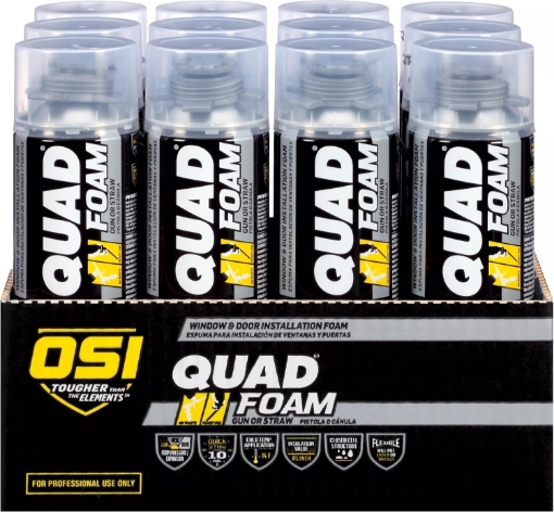 Picture of OSI Quad Foam Window and Door Installation Foam, 16 Oz, 12, Can