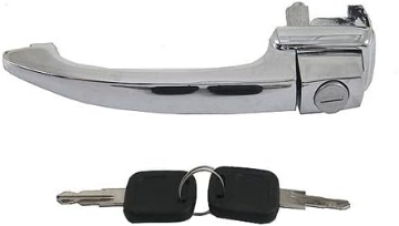 Picture of Outer Door Handle, with Keys, for Beetle 60-64-1/2, Compatible with Dune Buggy