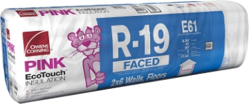 Picture of Owens Corning R-19 Faced Fiberglass Insulation