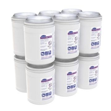 Picture of Oxivir Diversey Tb 4599516 Ready-to-Use Disinfectant Cleaning Wipes, Accelerated Hydrogen Peroxide, Unscented, Standard 6x7-Inch Sheets, 160-Wipes, 1-Canister (Pack of 12)