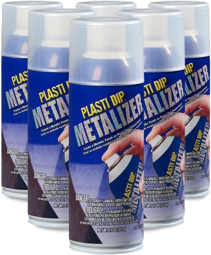 Picture of Plasti Dip Performix 11210-6PK Enhancer Silver Metalizer Aerosol - 11 oz., (Pack of 6)