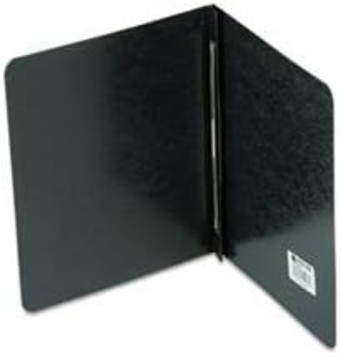 Picture of Pressboard Report Cover, Prong Clip, Letter, 3" Capacity, Black