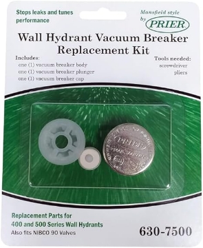 Picture of PRIER Plastic/Metal Vacuum Breaker Repair Kit 400 and 500 Series Mansfield Style Wall Hydrants and PRIER 400 Diamond Series