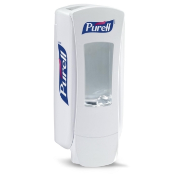 Picture of PURELL ADX-12 Push-Style Hand Sanitizer Dispenser, White, for 1200 mL PURELL ADX-12 Sanitizer Refills (Pack of 1) - 8820-06