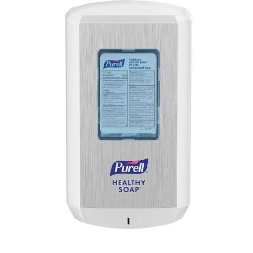 Picture of PURELL CS6 Automatic HEALTHY SOAP Dispenser, White, for 1200 mL PURELL CS6 HEALTHY SOAP Refills (Pack of 1) - 6530-01 - Manufactured by GOJO, Inc.