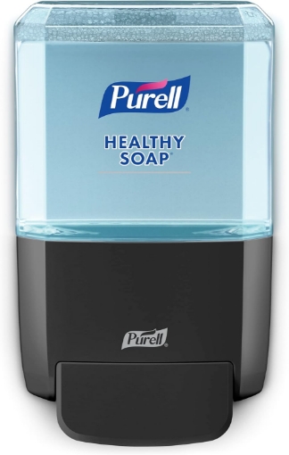 Picture of PURELL ES4 Manual Wall-Mounted Hand Soap Dispenser, Graphite, Compatible with 1200 mL PURELL Brand HEALTHY SOAP Refills (Pack of 1) - 5034-01 - Manufactured by GOJO, Inc.