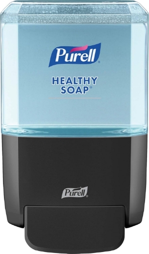 Picture of PURELL® ES4 Soap/Sanitizer Dispenser, 11.4" x 4.9" x 8.2", Graphite