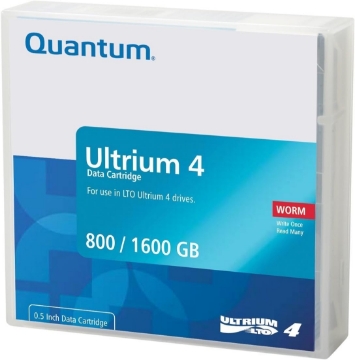 Picture of Quantum LTO Ultrium 4 Worm Tape Cartridge MR-L4MQN-02