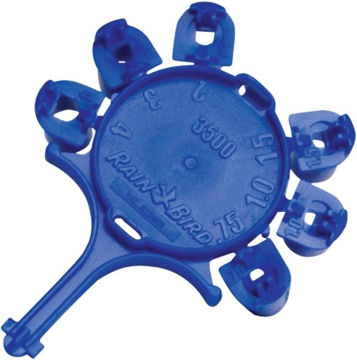 Picture of Rain Bird Nozzle Pack 32SA, 32SA Shrub, 3500 Rotors - Replacement Set of 6 Self-Aligning Nozzles with Matched Flow Rates - Black, Plastic