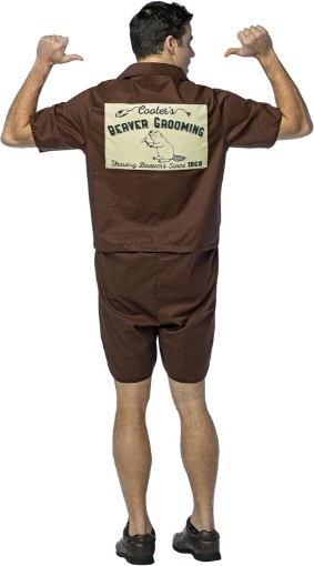 Picture of Rasta Imposta Adult Beaver Grooming Jumpsuit Costume