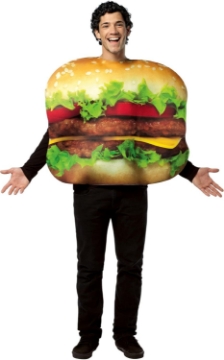 Picture of Rasta Imposta Men's Flat Cheeseburger Costume