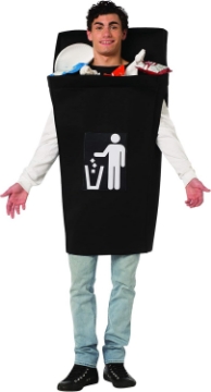 Picture of Rasta Imposta Trash Can Costume Dumpster Mens Womens Dress Up Party Cosplay Costumes, Adult One Size