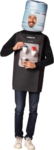 Picture of Rasta Imposta Water Cooler Costume Aqua Dispenser Office Supplies Drinking Fountain Dress Up Cosplay Party Costumes, Adult One Size