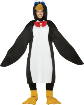 Picture of Rasta Men's Imposta Lightweight Penguin Costume, Black
