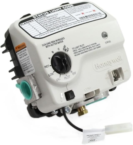 Picture of Reliance Water Heater Natural Gas Control Valve 100112336 Thermostat Compatible with A.O. Smith, Reliance, State, and American Branded Water Heaters