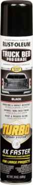 Picture of Rust-Oleum 340455 Truck Bed Spray Coating, 24 oz, Black (Pack of 1)