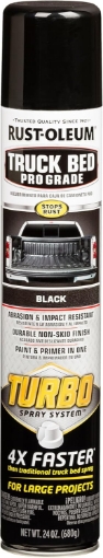 Picture of Rust-Oleum 340455 Truck Bed Spray Coating, 24 oz, Black (Pack of 1)