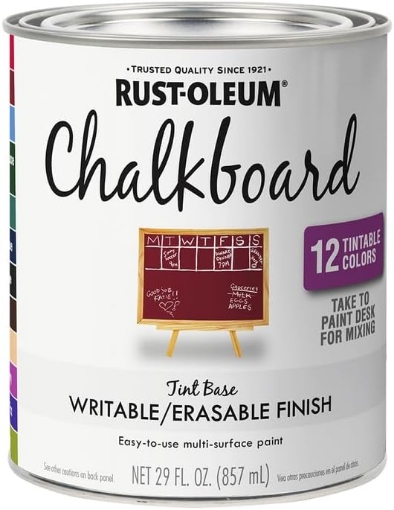 Picture of Rustoleum Specialty 243783 1 Quart Chalkboard Tint Base Paint