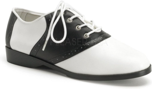 Picture of Saddle Shoe Bk&Wt Woman
