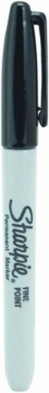 Picture of Sanford Sharpie Permanent Markers, Fine Point, Black, EA - SAN30051