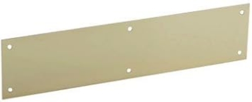 Picture of Schlage 6 in. H x 30 in. L Bright Brass Brass Kickplate