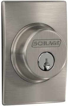 Picture of SCHLAGE Century Satin Nickel Metal Deadbolt
