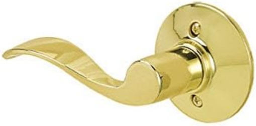 Picture of Schlage Lever Dummy Accent Bright Brass Left Ansi Gr 2
