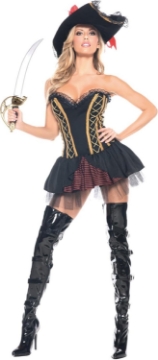 Picture of Seven Seas Pirate Adult Costume - Plus Size 1X/2X