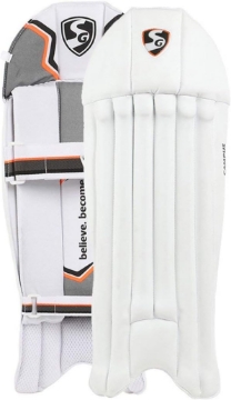 Picture of SG Campus Wicket Keeping Legguard pad Size youth pvc cotton wrap around fit