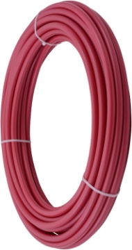 Picture of SharkBite 1/2 Inch x 100 Feet Red PEX-B, PEX Pipe Flexible Water Tubing for Plumbing, U860R100