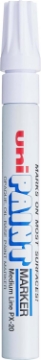 Picture of Sharpie 63613 Uni-Paint PX-20 Oil-Based Medium Point Marker, White, 1-Pack