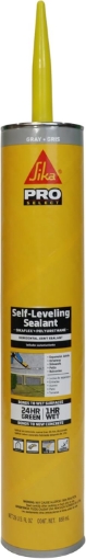 Picture of SIKA Sikaflex Self Leveling Sealant, Gray, Polyurethane, 29 fl oz, Waterproof, Self-Leveling for Sealing Horizontal Expansion Joints in Concrete