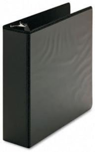 Picture of Slant-Ring Economy View Binder, 3" Capacity, Black