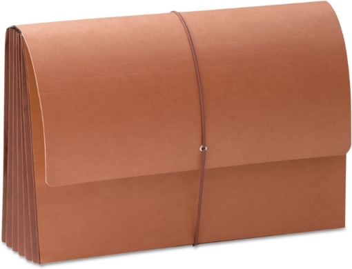 Picture of Smead 71166 TUFF 5 1/4" Exp Wallets, Manila/Redrope, Legal