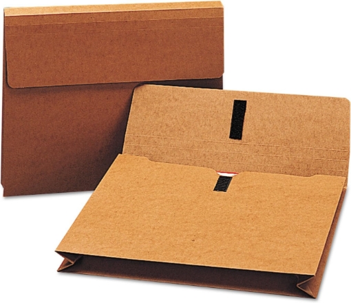 Picture of Smead 77142 2-Inch Exp Wallet with Hook and Loop Closure, Letter, Redrope