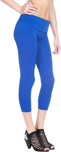 Picture of Soho Girls Emma's Mode Junior Capri Length Leggings SG-27-RoyalBlue