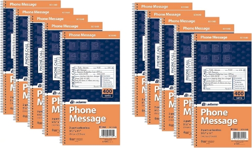 Picture of Spiral Bound Phone Message Books