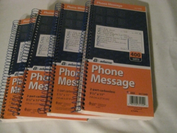 Picture of Spiral Bound Phone Message Books
