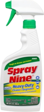 Picture of Spray Nine 26825 Heavy Duty Cleaner, Degreaser & Disinfectant for Kitchens, Bathrooms, Yard Equipment, Automotive & Industrial 22 Fl Oz. (Pack of 1)