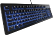 Picture of SteelSeries Apex 100 Gaming Keyboard - Tactile & Silent - Blue LED Backlit - Splash Resistant - Media Controls (Renewed)