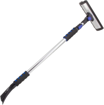 Picture of SubZero 80037 60" Quick Lock Pivoting Head Snowbroom with Integrated Squeegee and Ice Scraper , Black